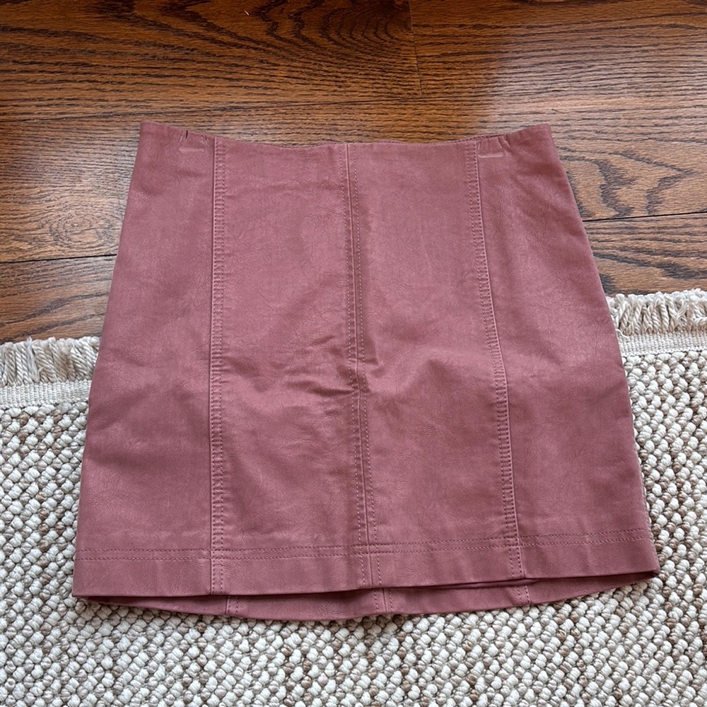 Free People Mauve Mini Skirt